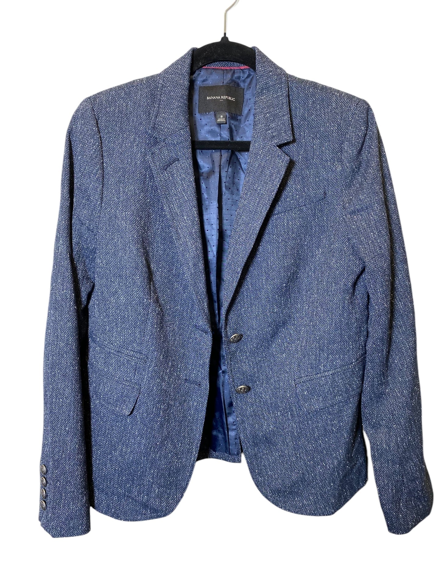 Blazer By Banana Republic In Blue, Size: M