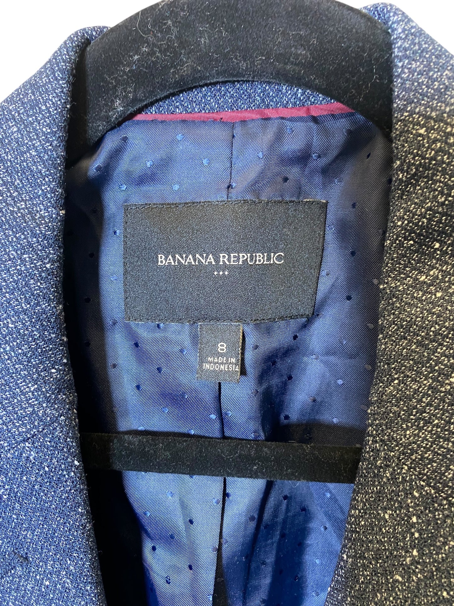 Blazer By Banana Republic In Blue, Size: M