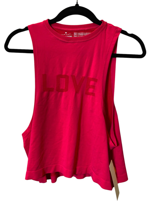 Top Sleeveless By Pink In Pink, Size: Xs