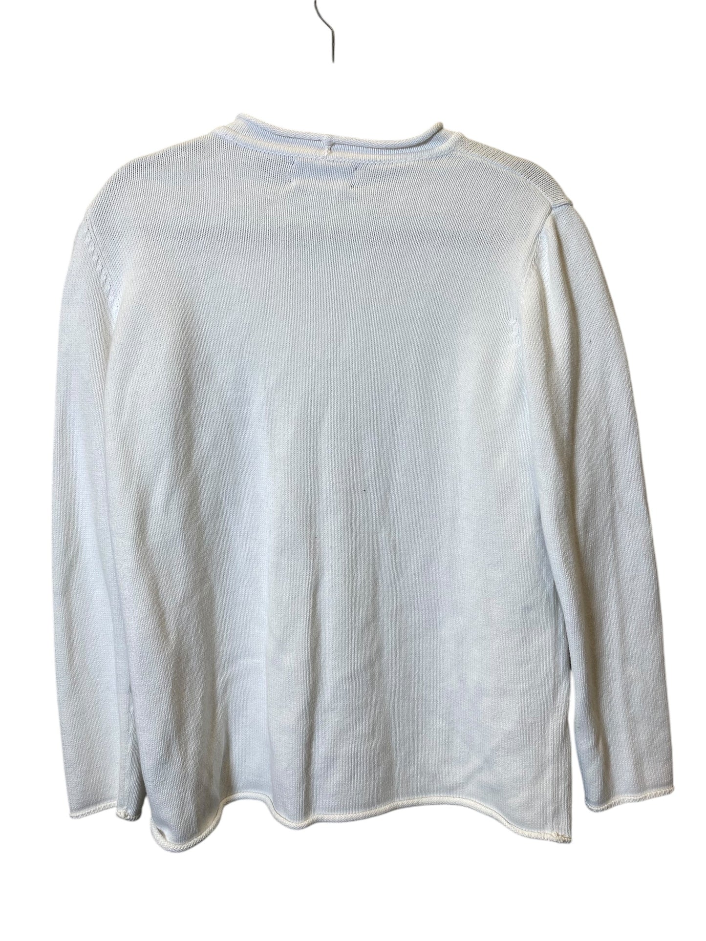 Sweater By Lauren By Ralph Lauren In White, Size: S