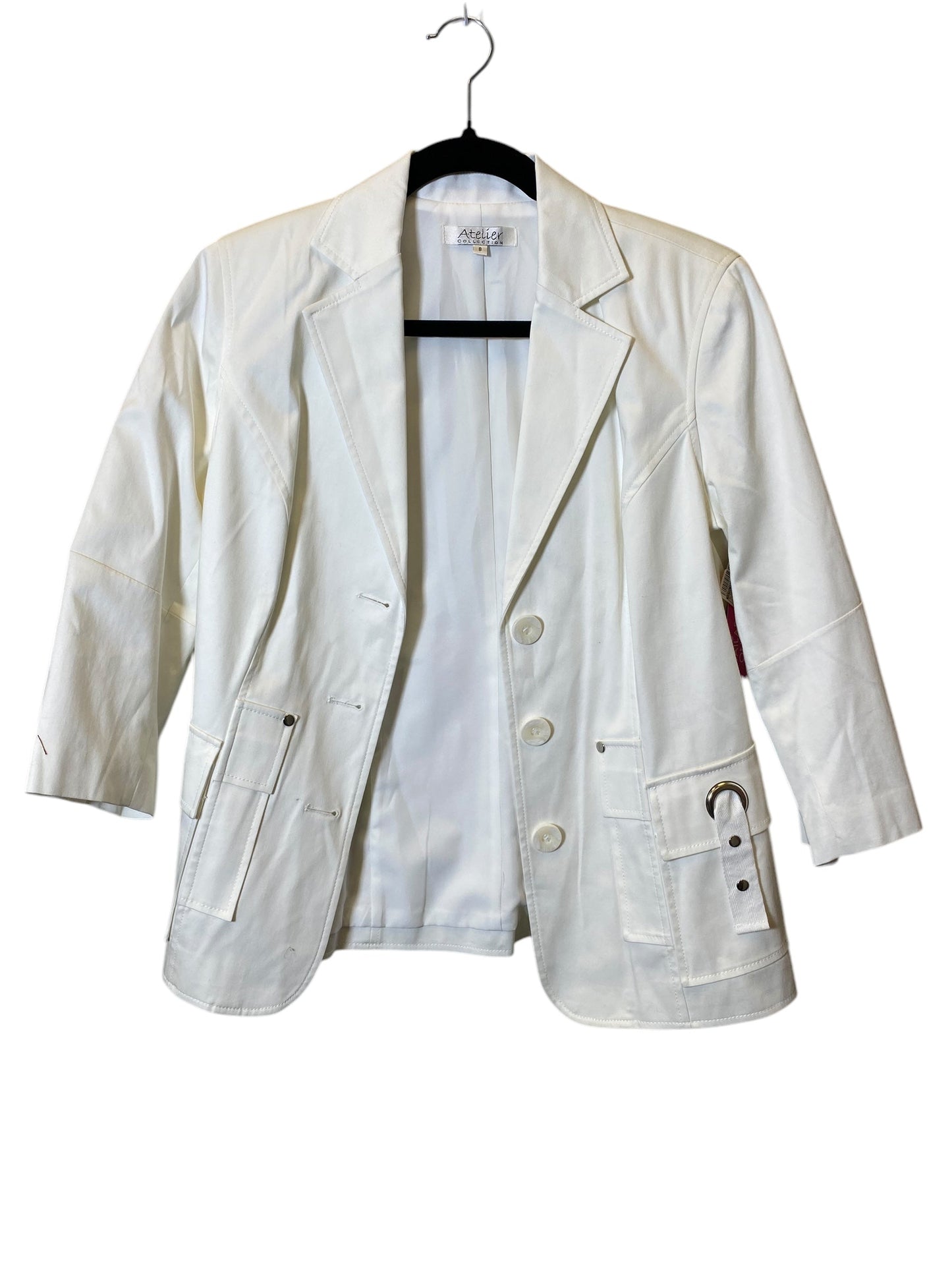 Blazer By Atelier In Cream, Size: M