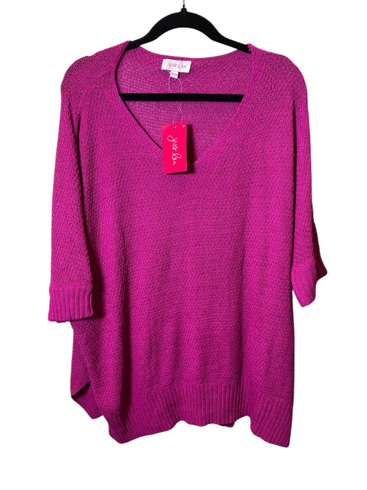 Top Short Sleeve By Cmc In Mauve, Size: Osfm