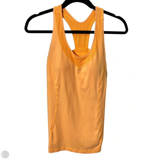 Athletic Tank Top By Lululemon In Orange, Size: M