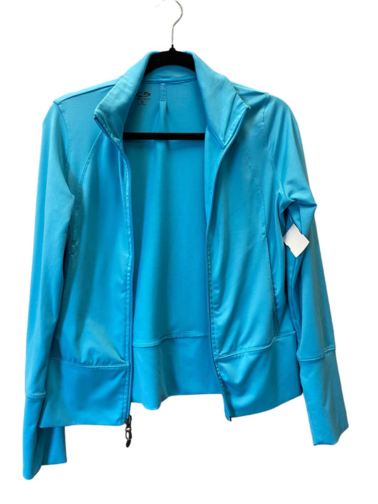 Athletic Jacket By Champion In Blue, Size: S