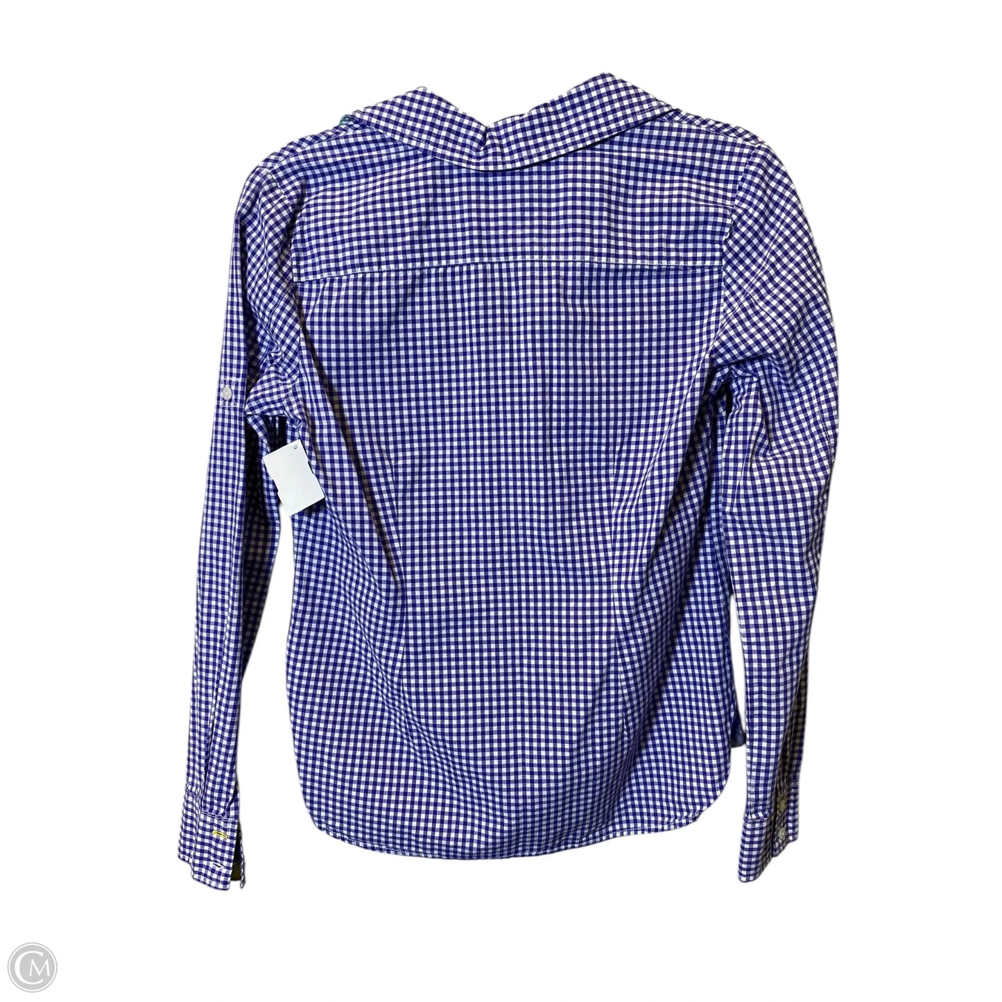 Blouse Long Sleeve By Tommy Hilfiger In Blue, Size: S