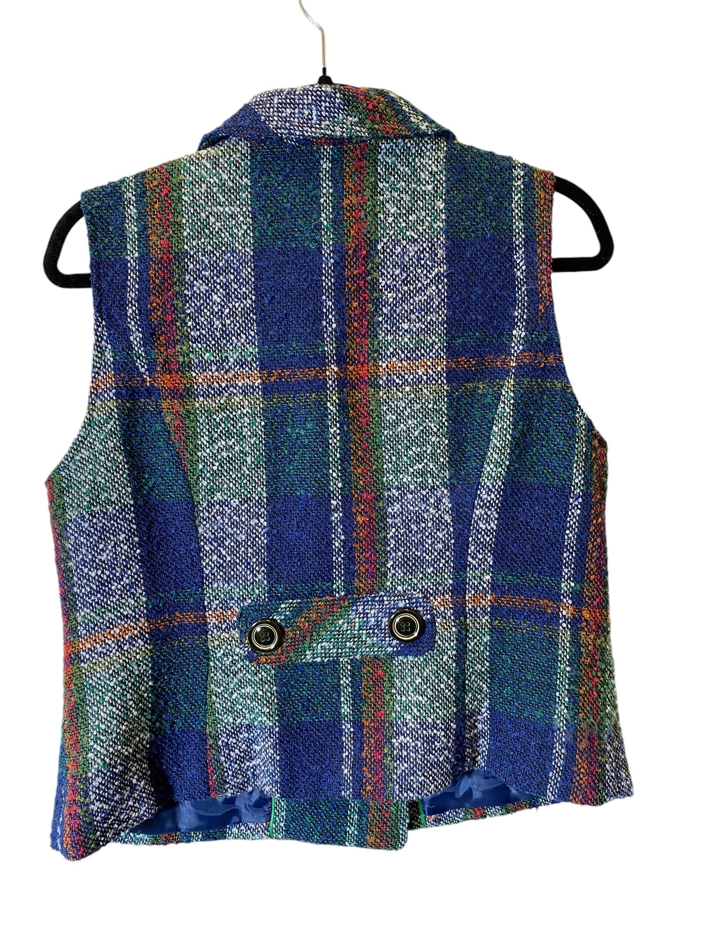 Vest Other By Cabi In Checkered Pattern, Size: M