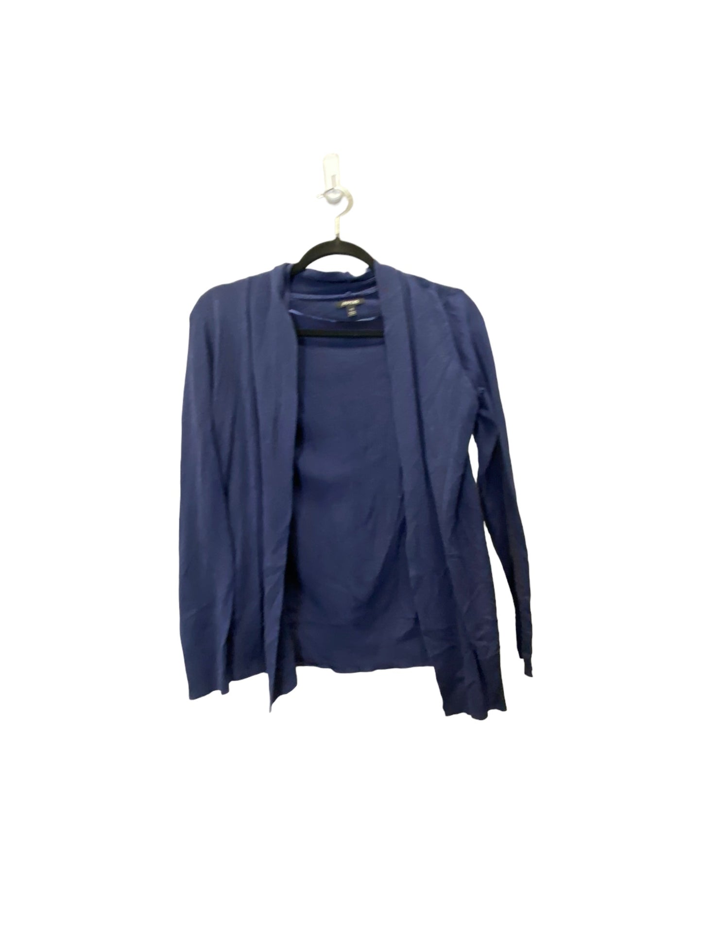 Sweater Cardigan By Apt 9 In Navy, Size: S