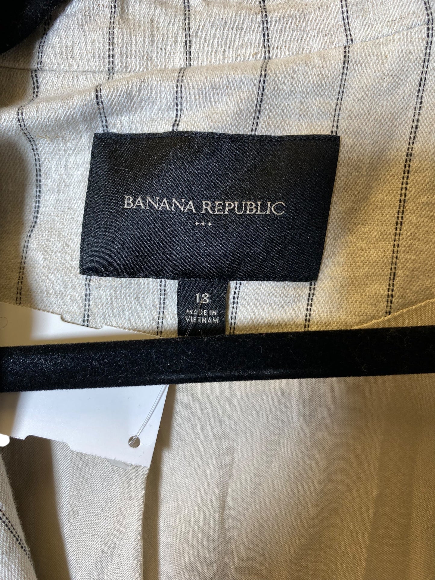 Jacket Other By Banana Republic In Beige, Size: 1x