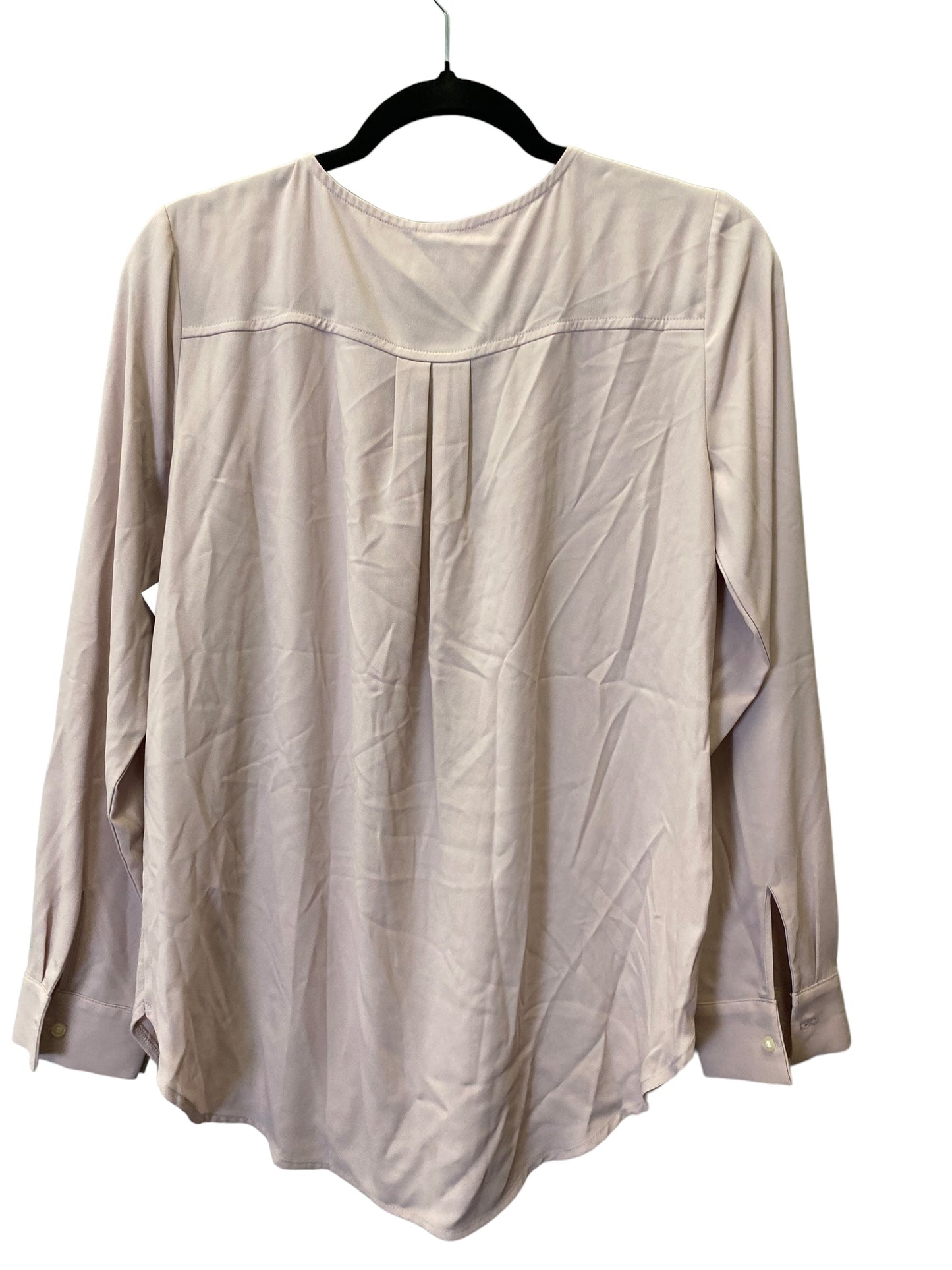 Top Long Sleeve By Ann Taylor In Pink, Size: M