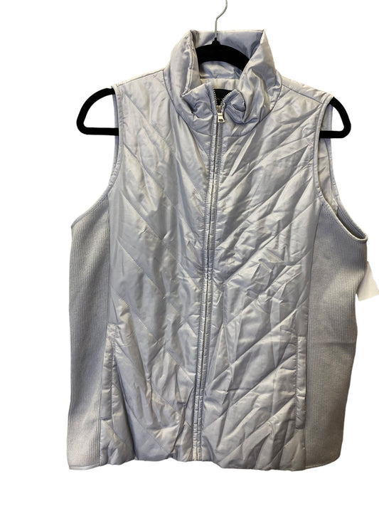 Vest Puffer & Quilted By Ann Taylor In Grey, Size: M