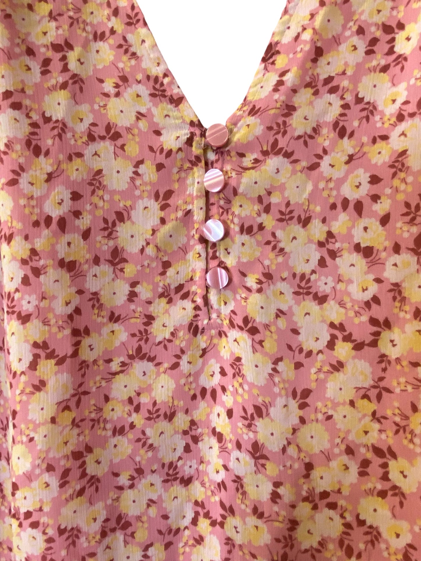 Top Long Sleeve By Ann Taylor In Floral Print, Size: Xl