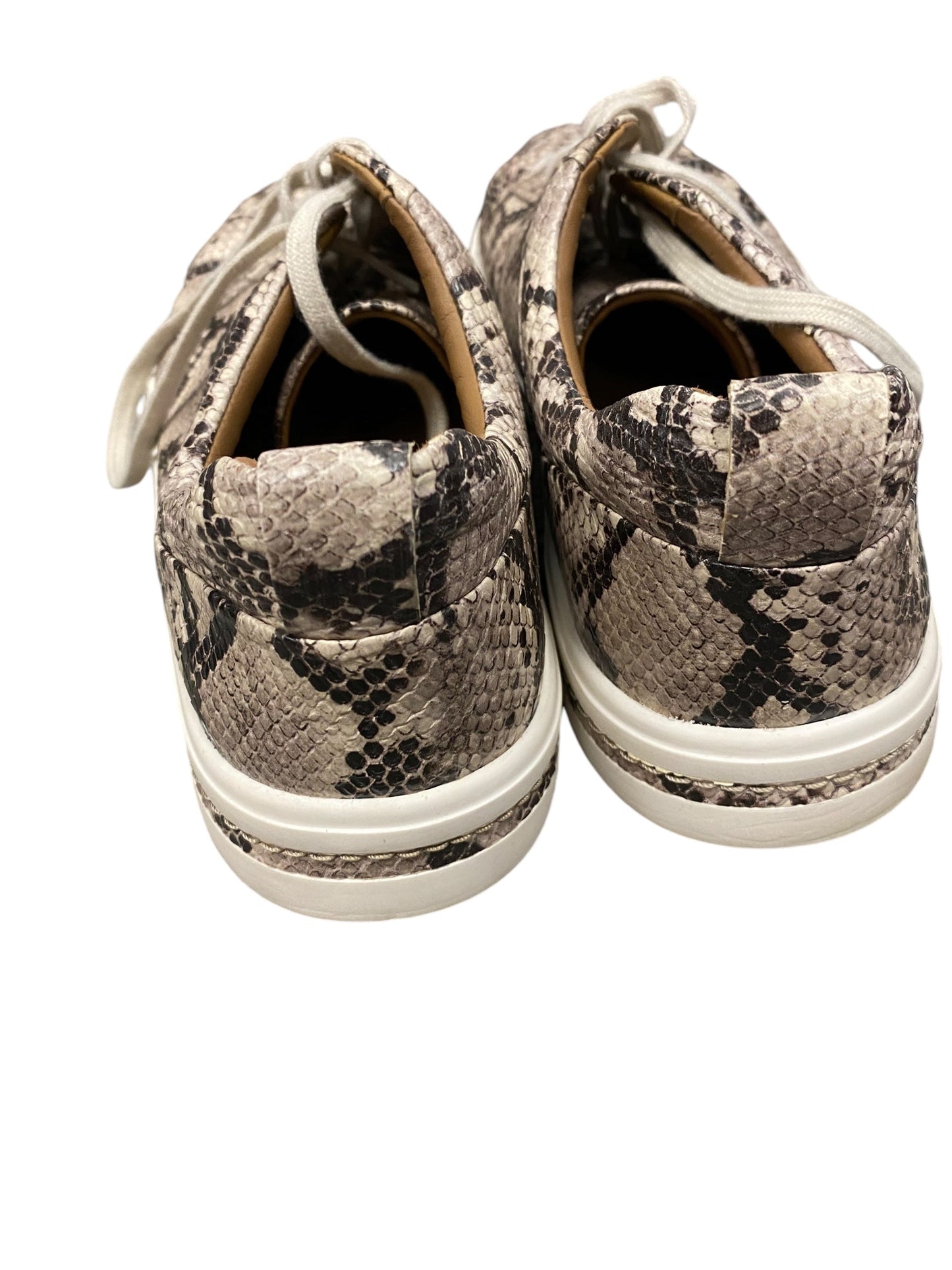 Shoes Athletic By Clarks In Snakeskin Print, Size: 10