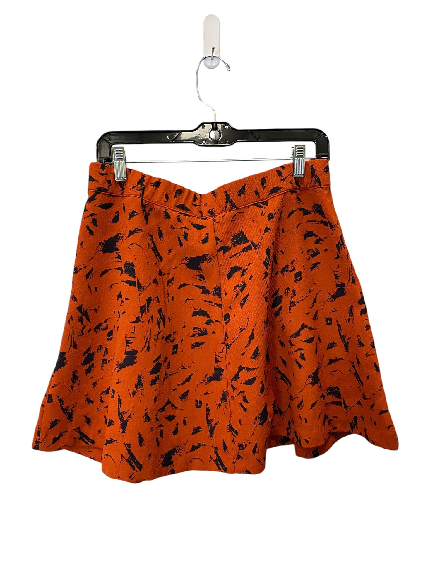 Skirt Mini & Short By Harlowe & Graham In Black & Orange, Size: 10