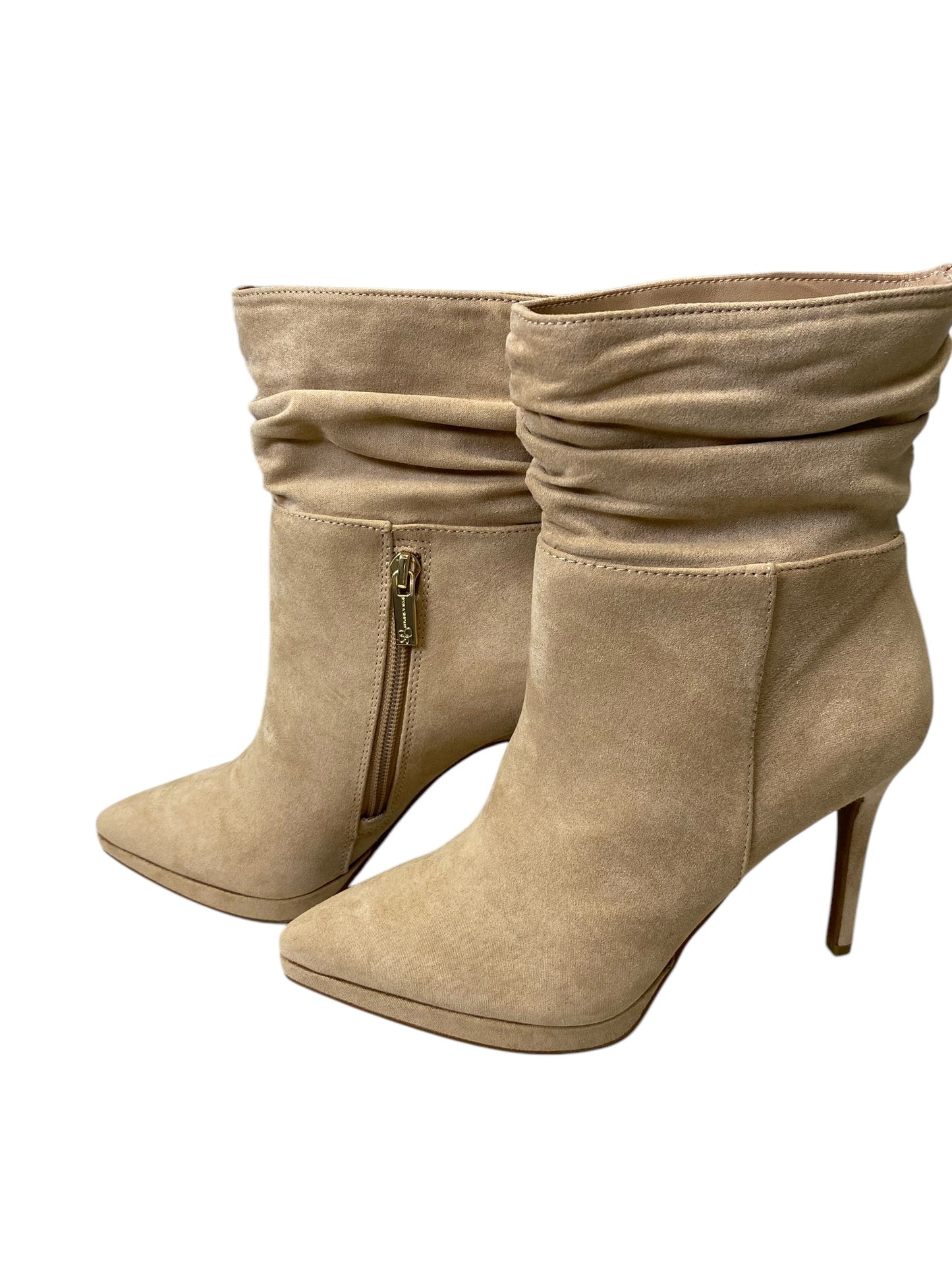 Boots Ankle Heels By Jessica Simpson In Tan, Size: 6