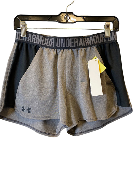 Athletic Shorts By Under Armour In Black & Grey, Size: S