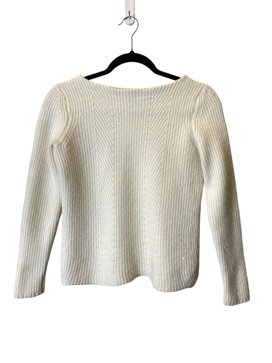 Sweater By Talbots In Cream, Size: M