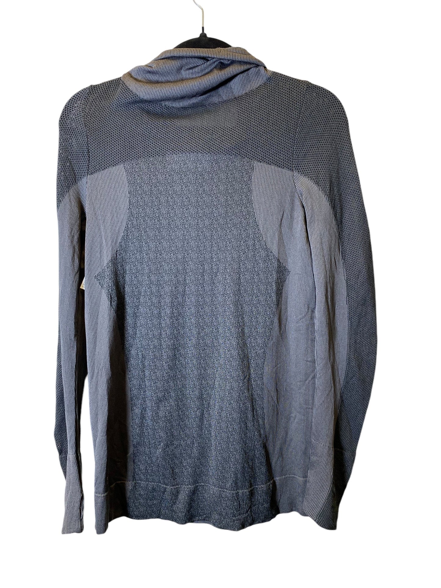 Athletic Sweatshirt Collar By Under Armour In Grey, Size: M