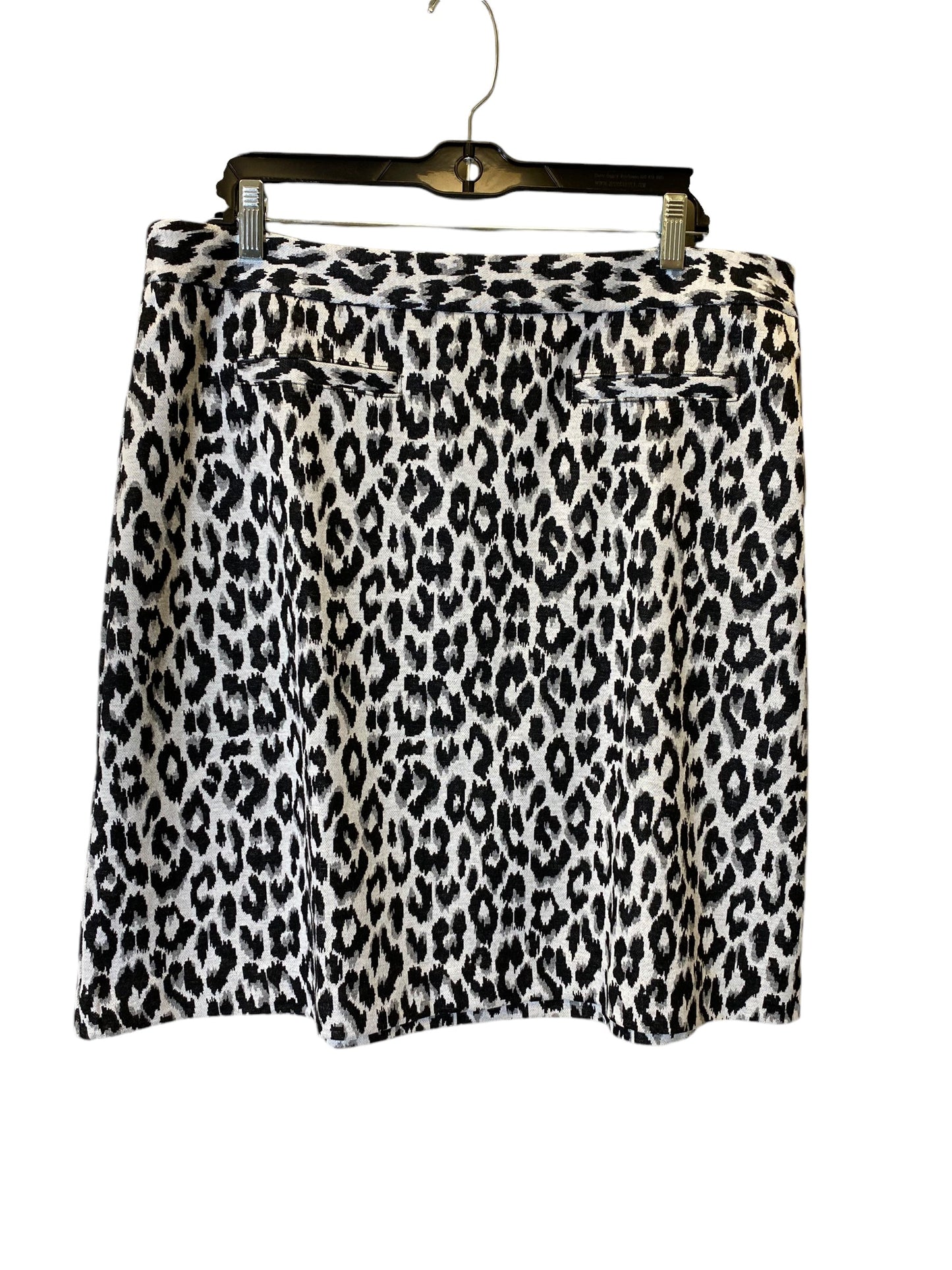 Skirt Mini & Short By Talbots In Animal Print, Size: 14