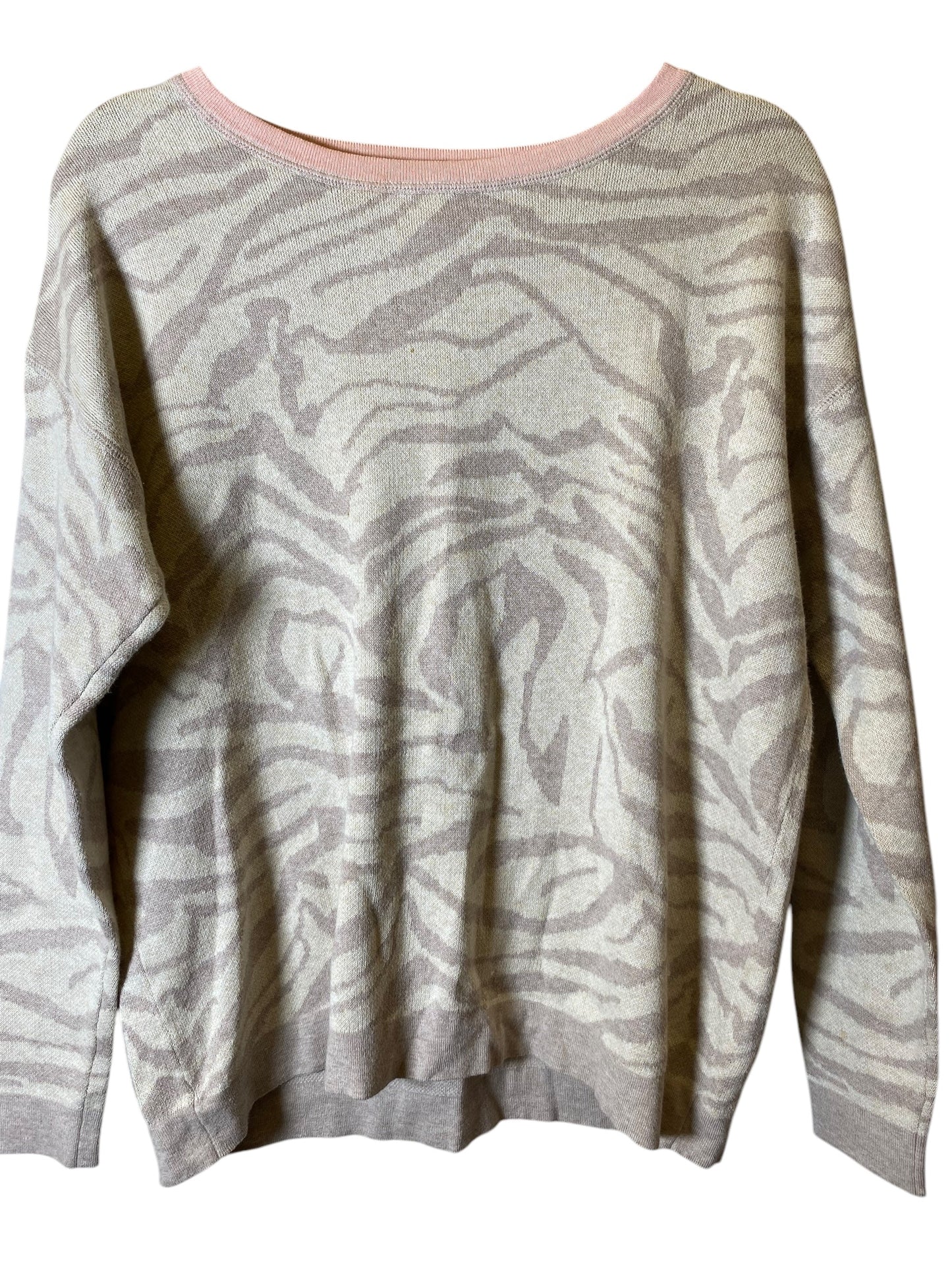 Sweater By Tribal In Animal Print, Size: S