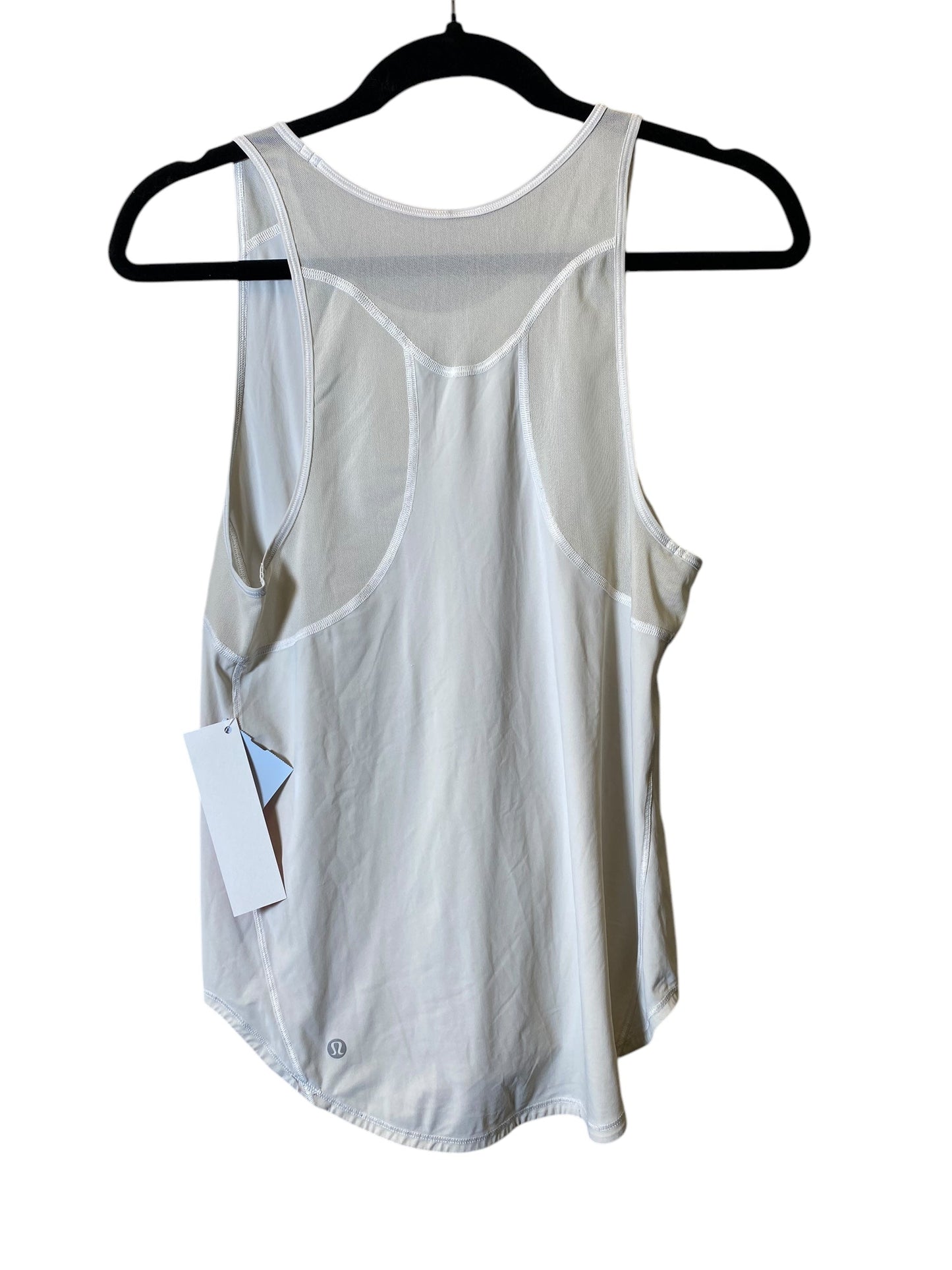 Athletic Tank Top By Lululemon In White, Size: M