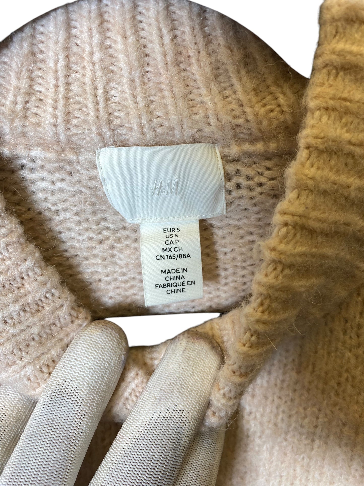 Sweater By H&m In Peach, Size: S