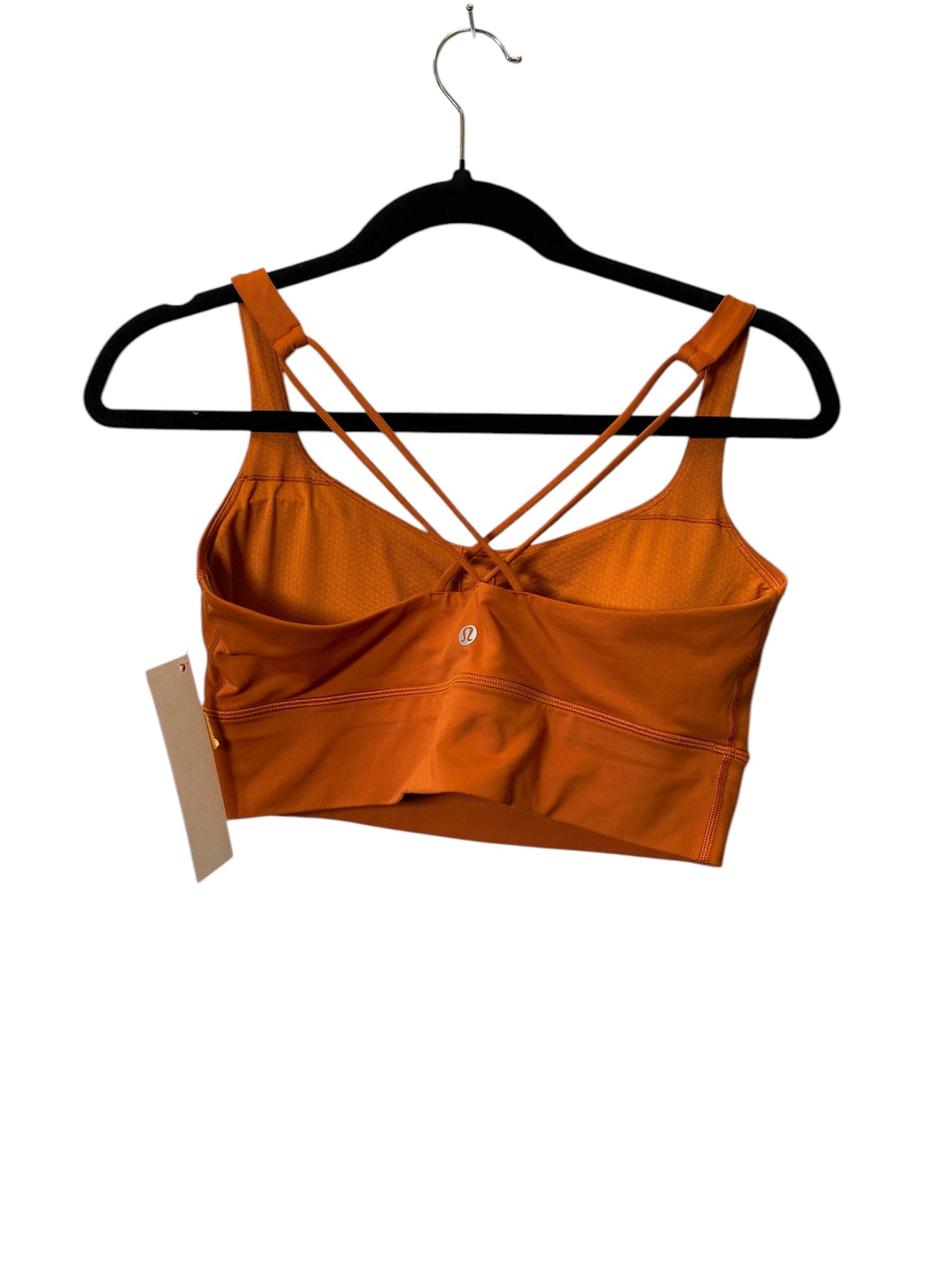 Athletic Bra By Lululemon In Orange, Size: M