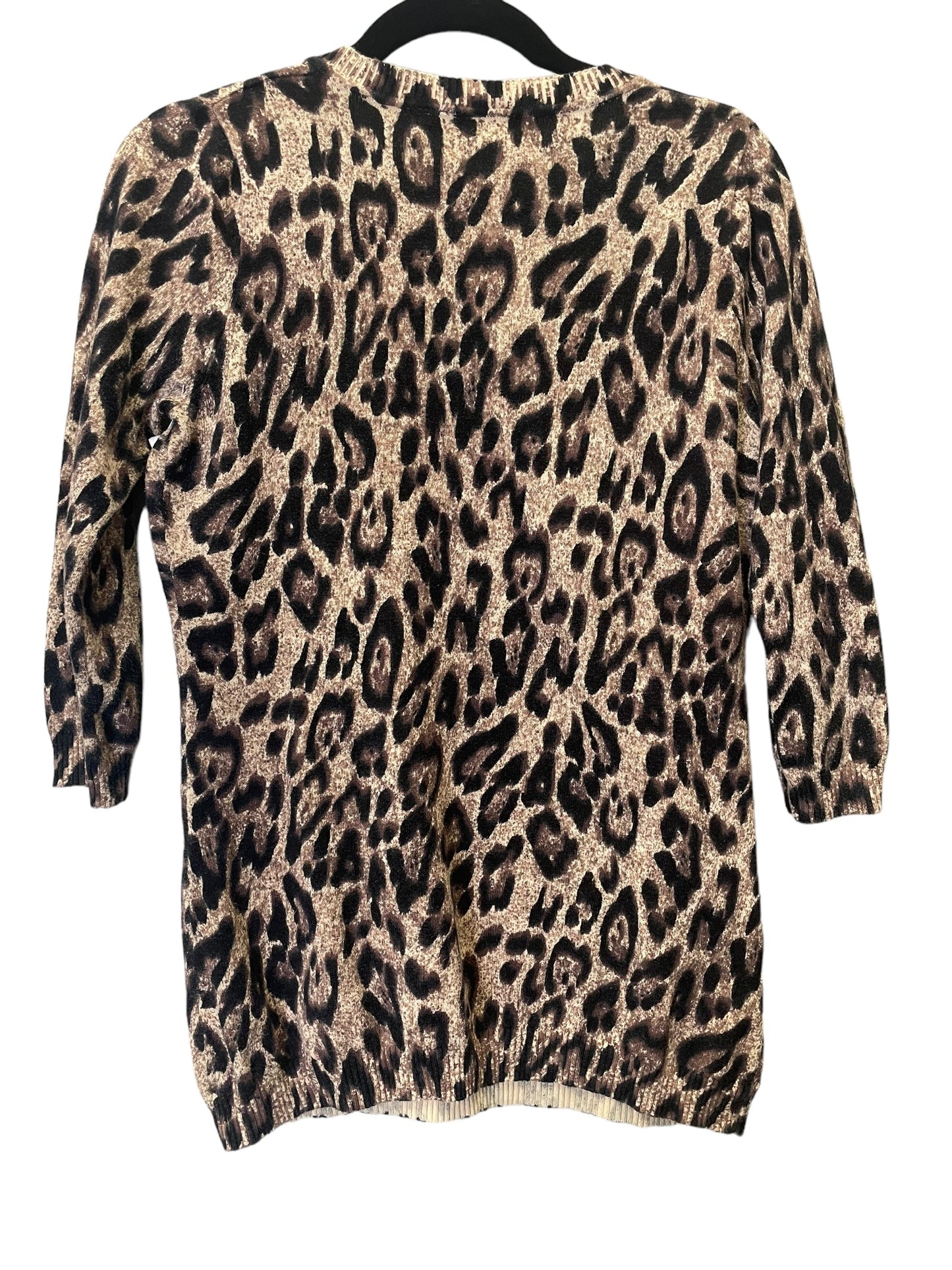 Sweatshirt Crewneck By Cato In Animal Print, Size: M