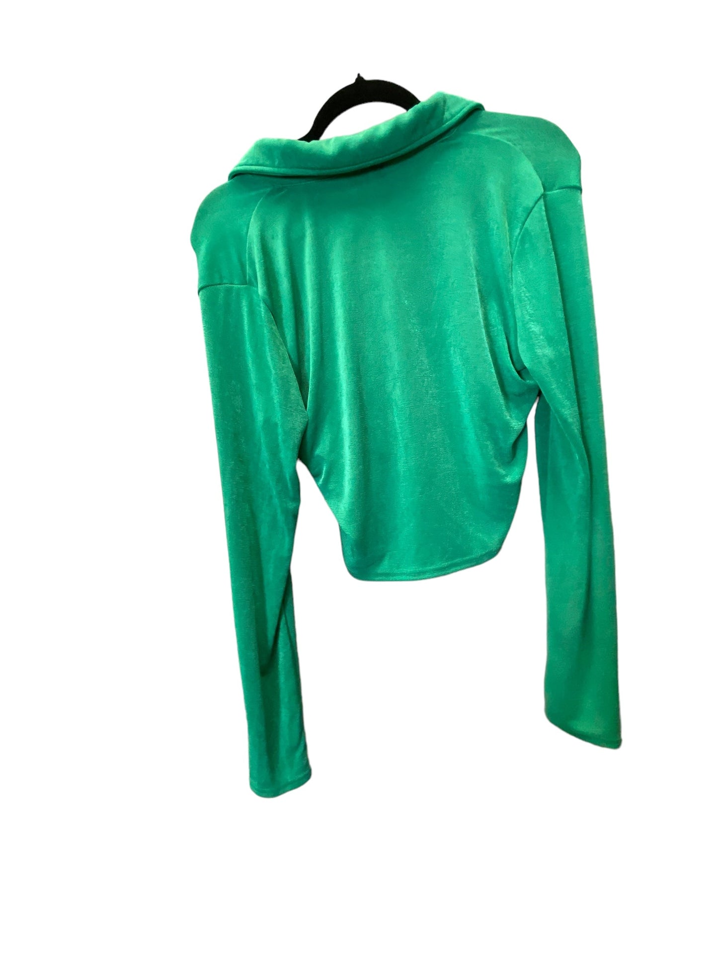 Blouse Long Sleeve By Divided In Green, Size: L