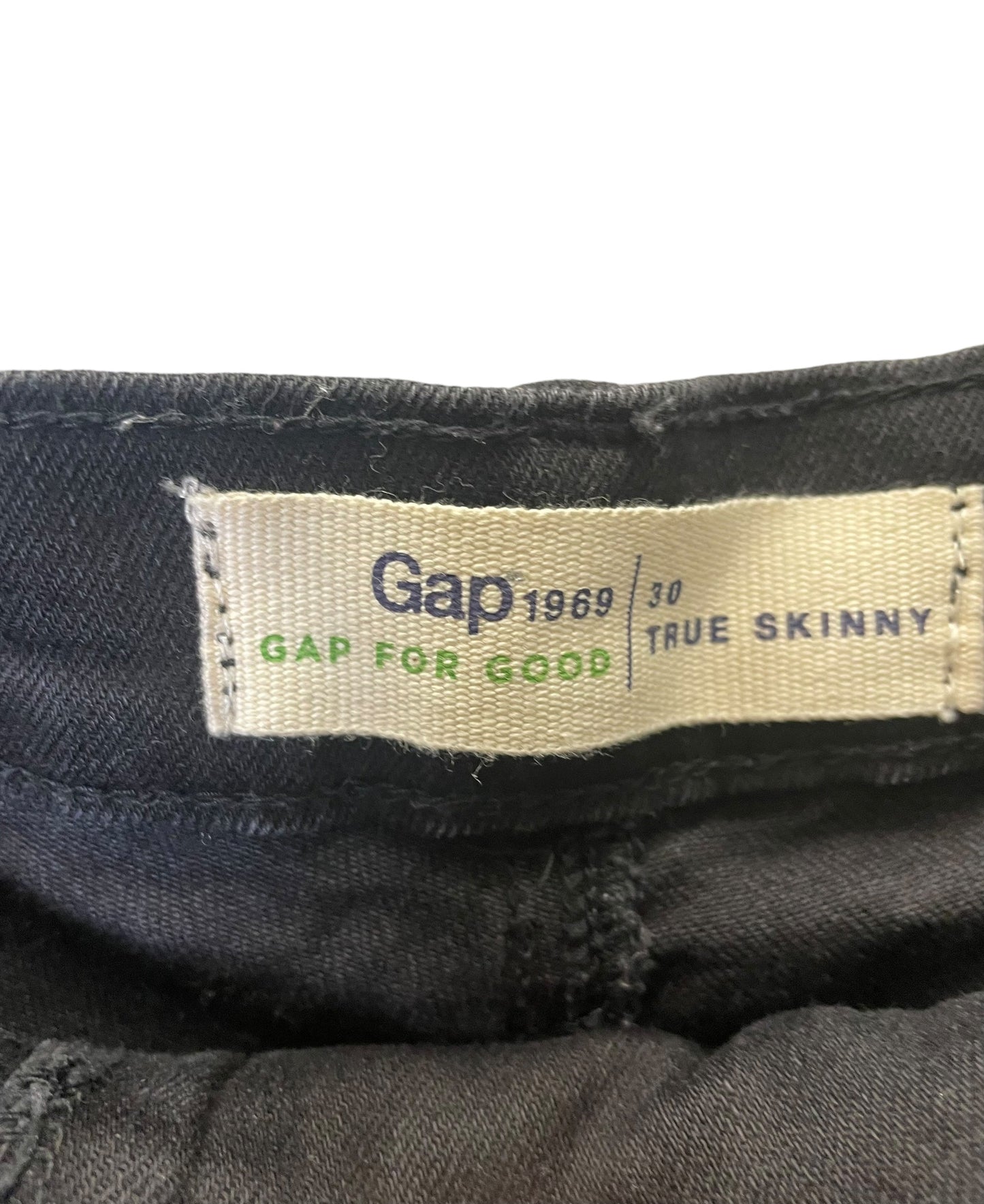 Jeans Skinny By Gap In Black, Size: 10