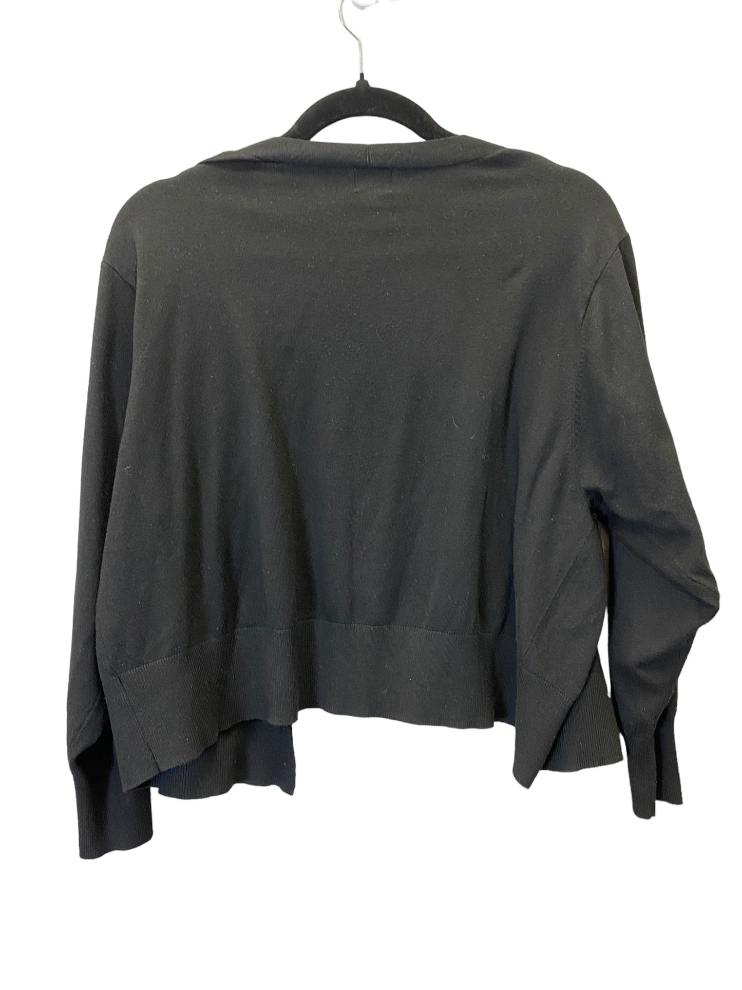 Sweater Cardigan By A New Day In Black, Size: Xxl