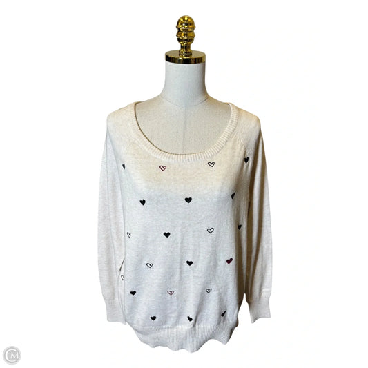 Sweater By Torrid In Cream, Size: L