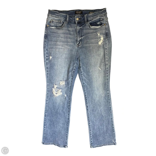 Jeans Boot Cut By Judy Blue In Blue Denim, Size: 14