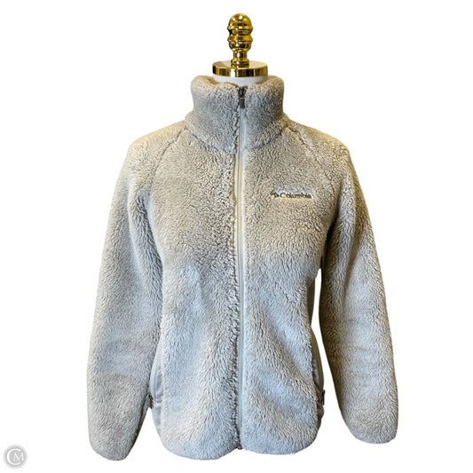 Jacket Faux Fur & Sherpa By Columbia In Grey, Size: S