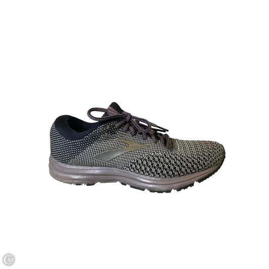 Shoes Athletic By Brooks In Grey & Purple, Size: 6.5