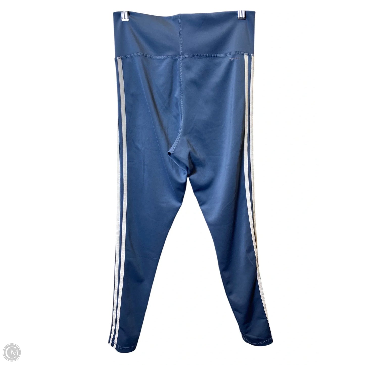 Athletic Leggings By Adidas In Blue, Size: M