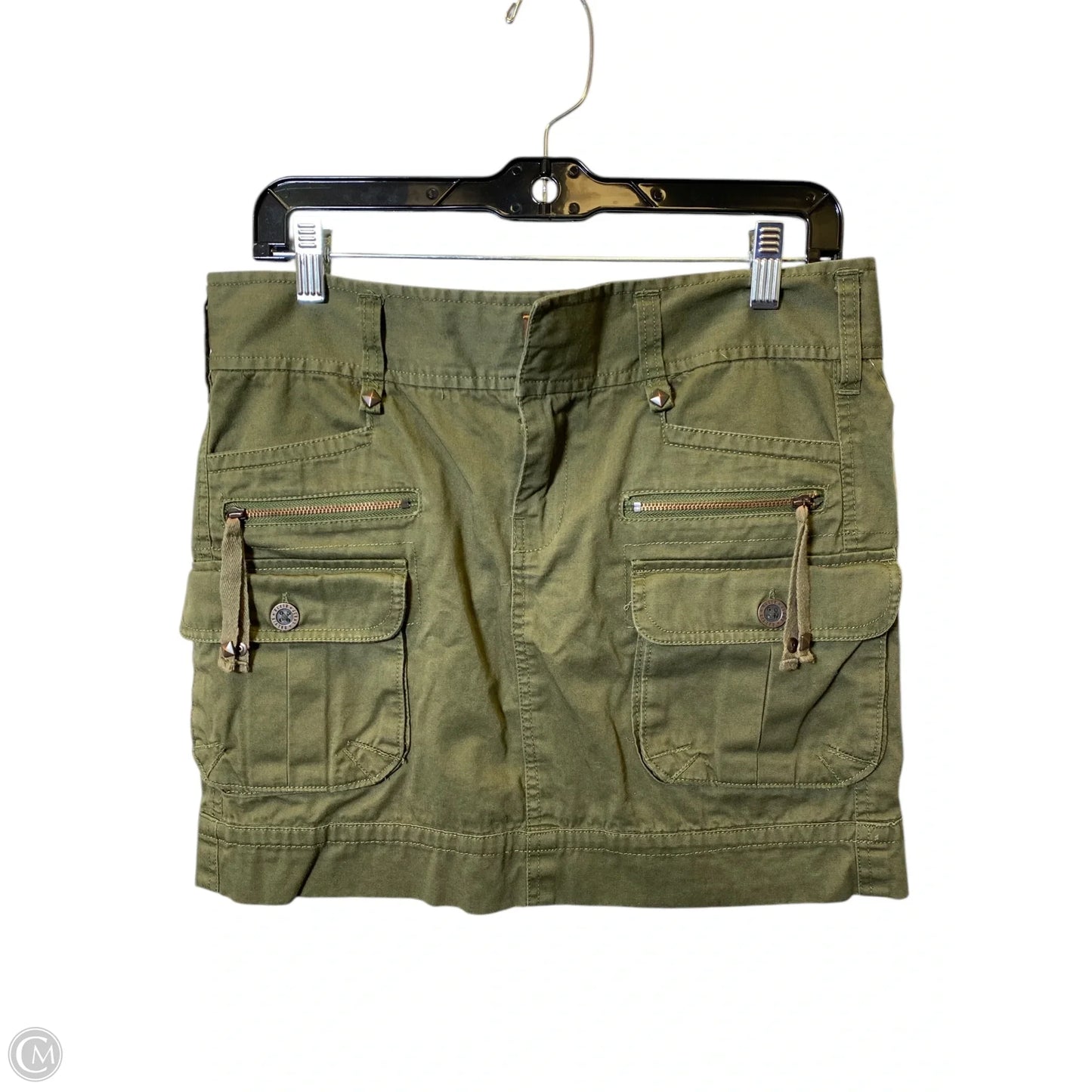 Skirt Mini & Short By Calvin Klein In Green, Size: 4