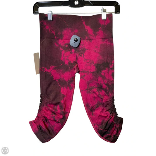 Athletic Leggings By Lululemon In Red, Size: Xs