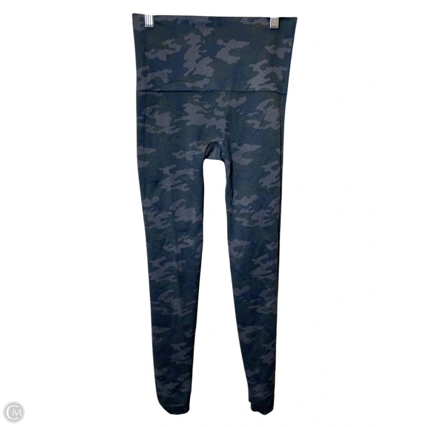Athletic Leggings By Spanx In Camouflage Print, Size: L