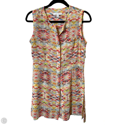 Blouse Sleeveless By Cabi In Multi-colored, Size: S