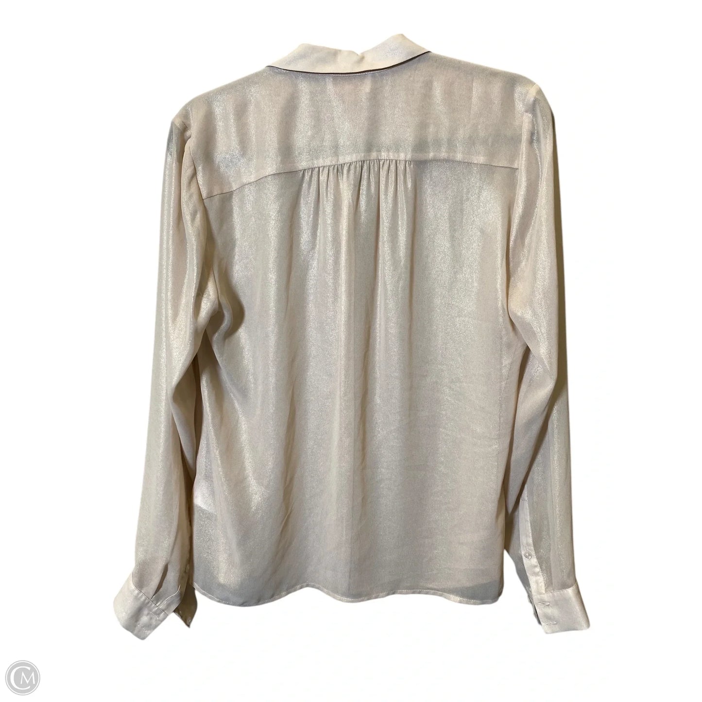 Top Long Sleeve By Laundry In Peach, Size: M