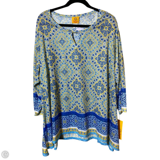Top Long Sleeve By Ruby Rd In Multi-colored, Size: 3x