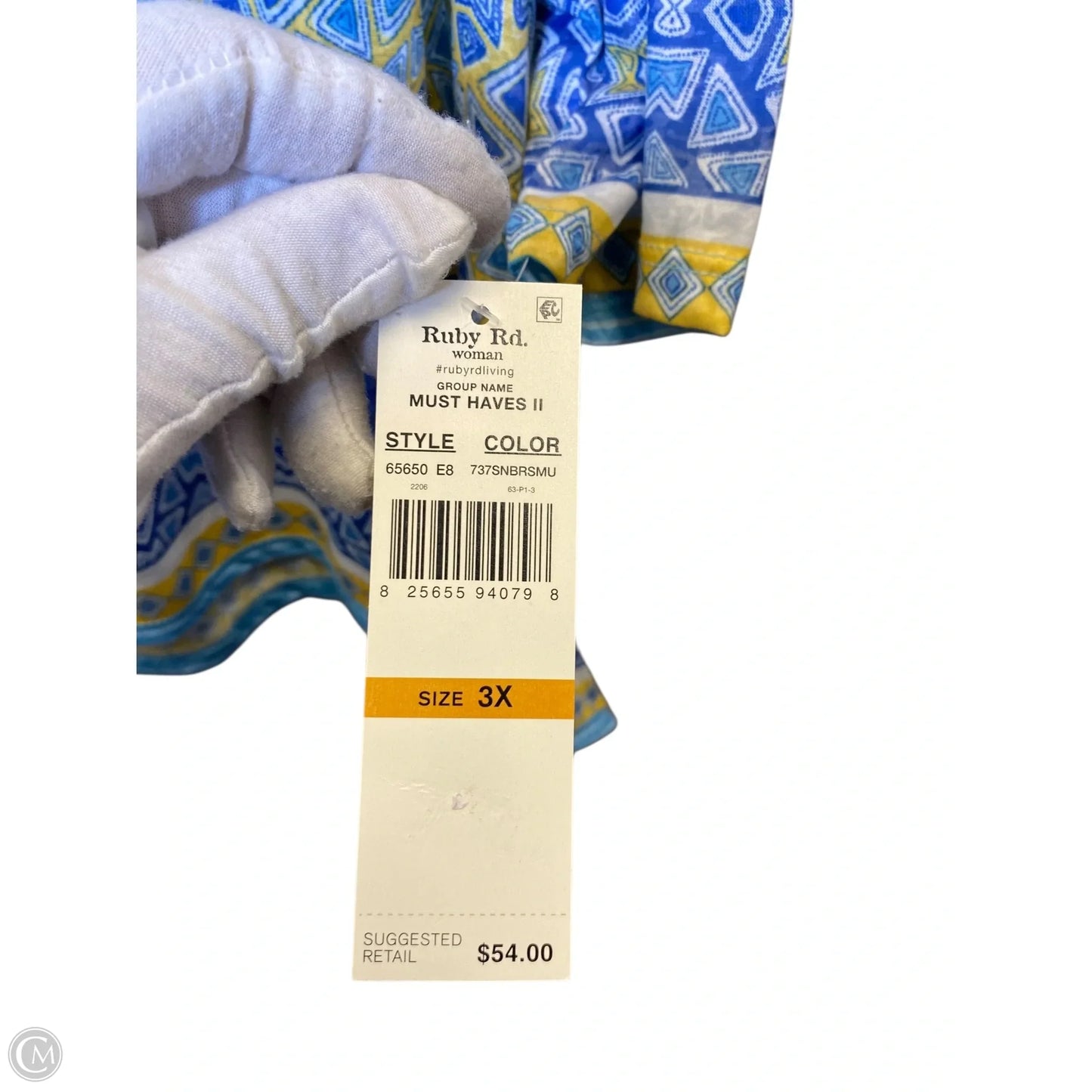 Top Long Sleeve By Ruby Rd In Multi-colored, Size: 3x