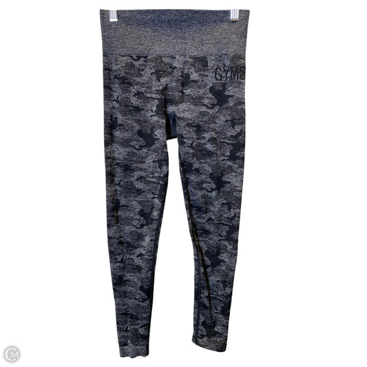 Athletic Leggings By Gym Shark In Black & Grey, Size: S