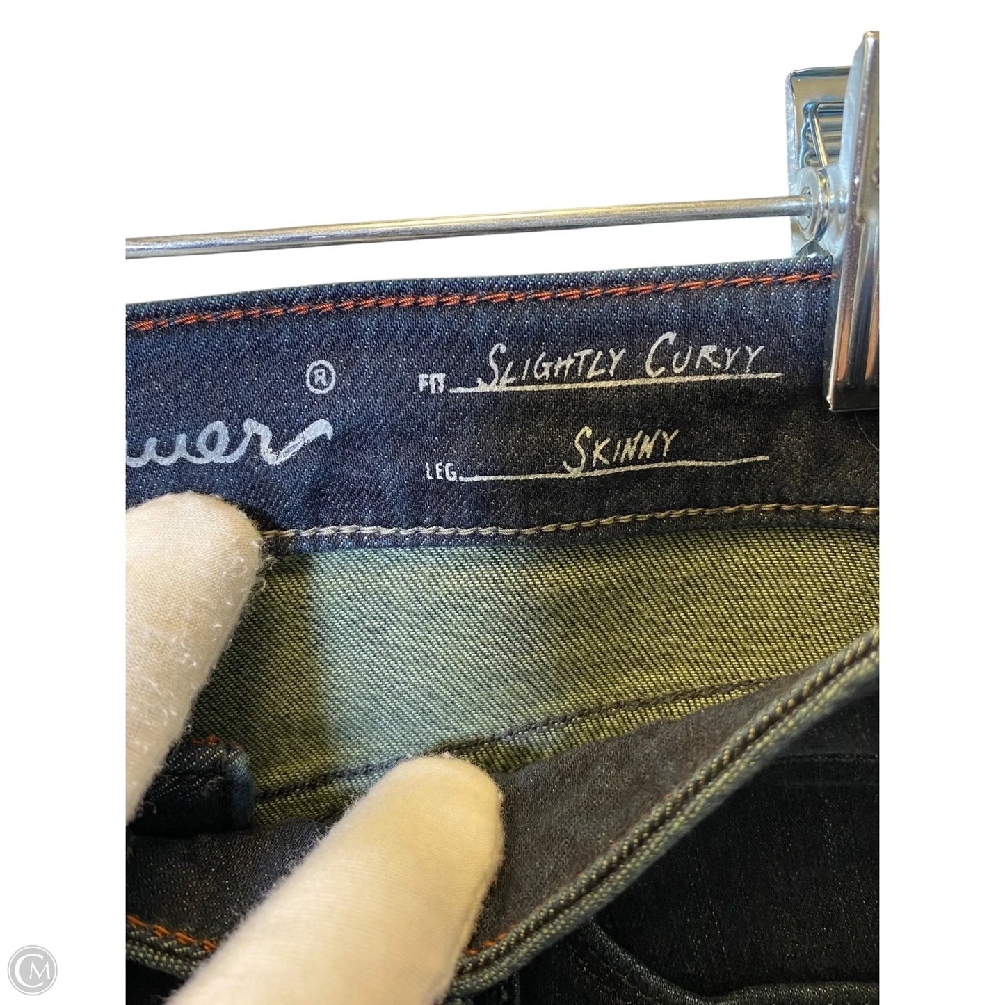 Jeans Skinny By Eddie Bauer In Blue Denim, Size: 10