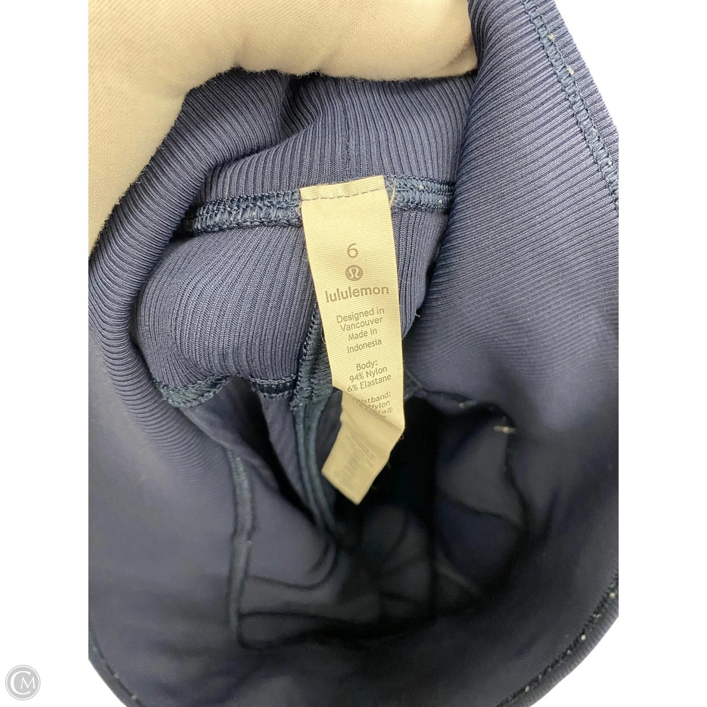 Athletic Pants By Lululemon In Blue, Size: 6