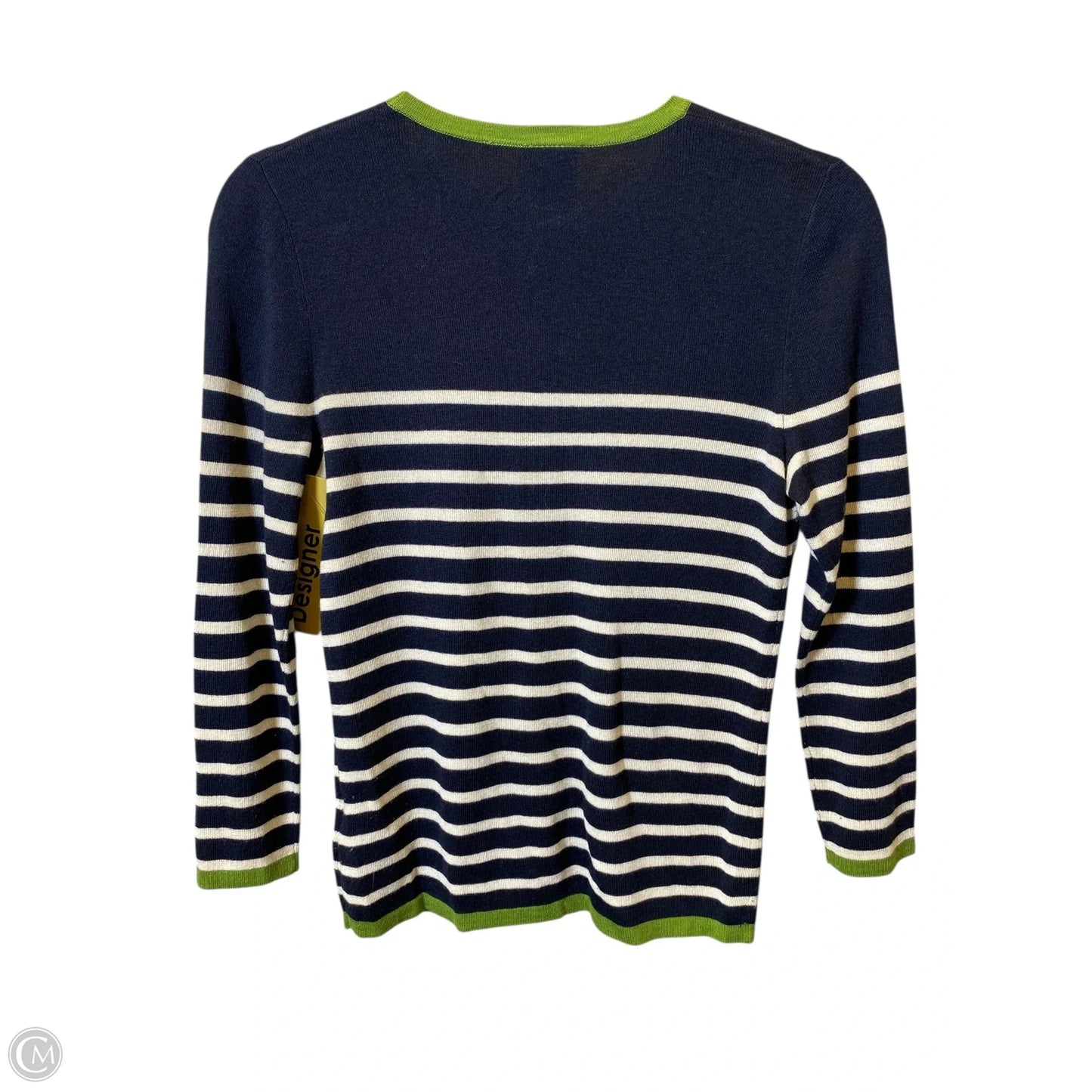 Top Long Sleeve Designer By Tory Burch In Striped Pattern, Size: Xs