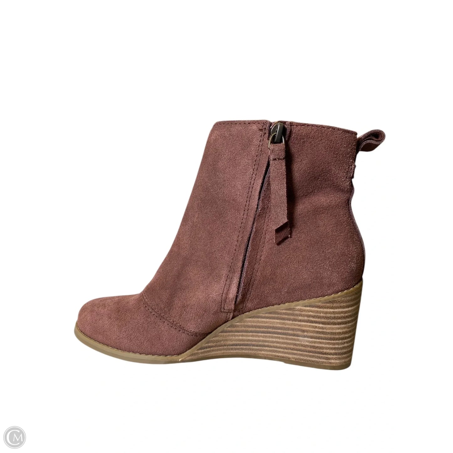 Shoes Heels Wedge By Toms In Brown, Size: 7.5