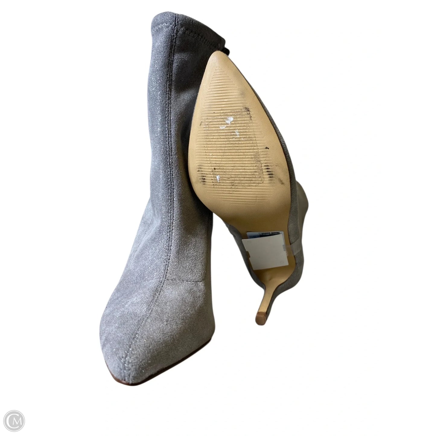 Boots Ankle Heels By Bp In Silver, Size: 6