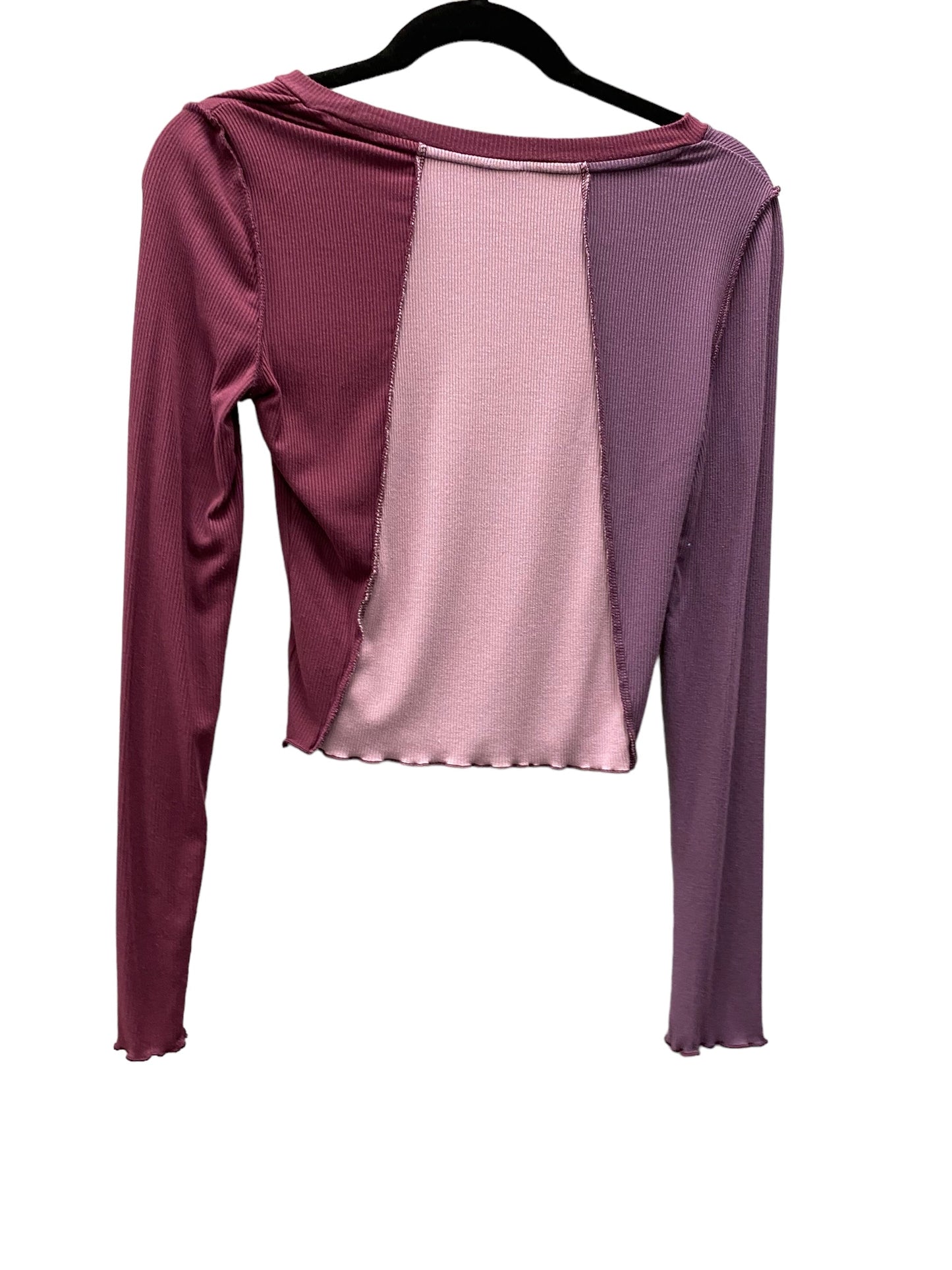 Top Long Sleeve By Wild Fable In Purple, Size: Xs