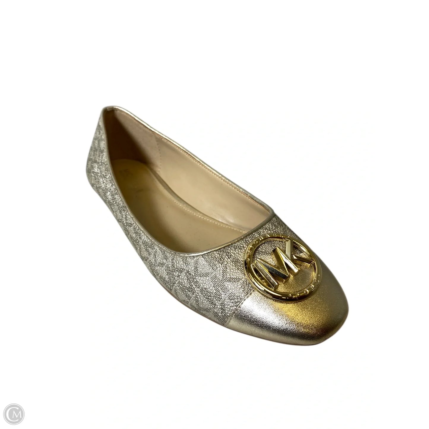 Shoes Designer By Michael Kors In Gold, Size: 7.5